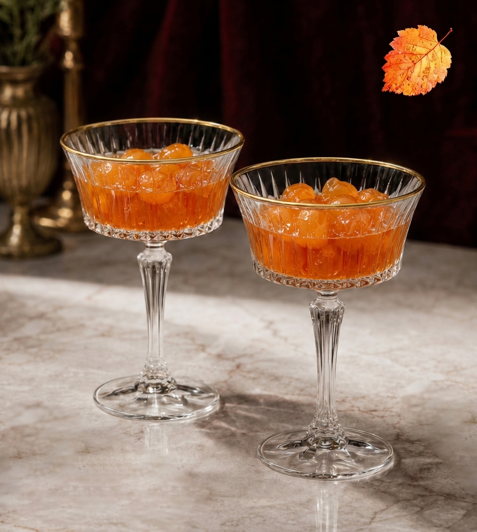 Serwant Crystal 2-li mürəbbə qabı Timeless Gold