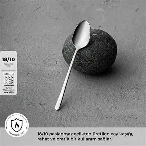 Emsan Titan Çay Qaşığı, Silver
