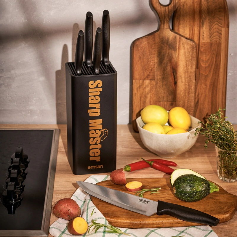 Emsan sharp master 6 parçalı bıçaq dəsti